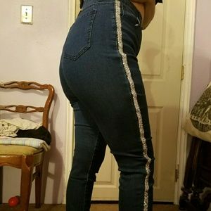 Boohoo dark blue jeans